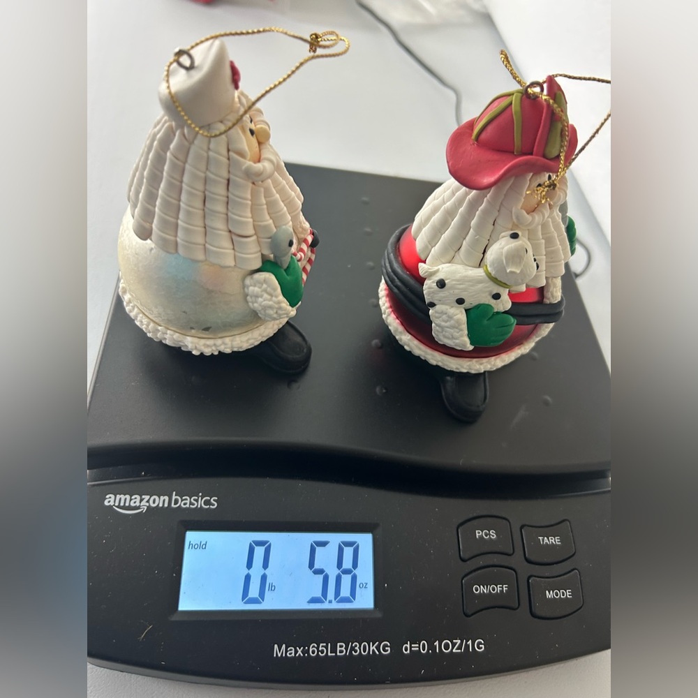 2 - Avon NOS VTG '1998' Occupational Santa Ornaments (Nurse & Fireman) - Picture 17 of 17
